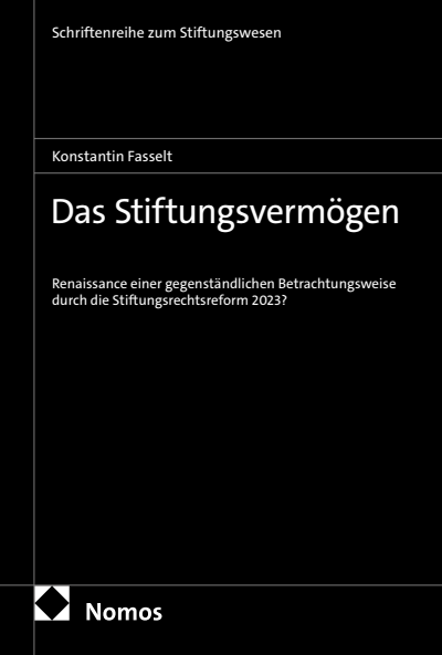 Cover des Buchs: Das Stiftungsvermögen