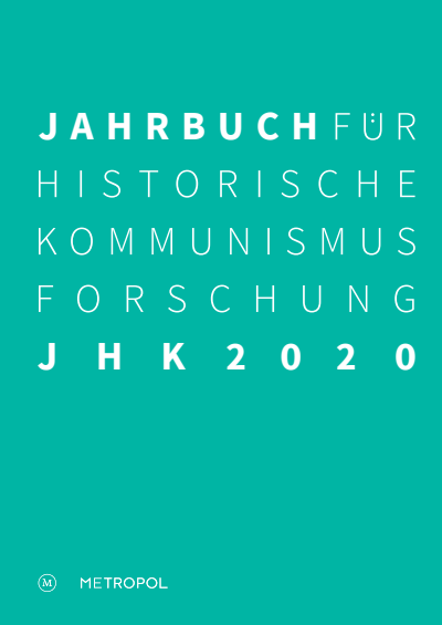 Cover of book: Jahrbuch für Historische Kommunismusforschung 2020