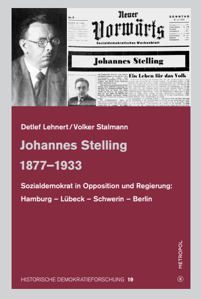 Cover of book: Johannes Stelling 1877–1933