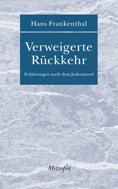 Cover of book: Verweigerte Rückkehr