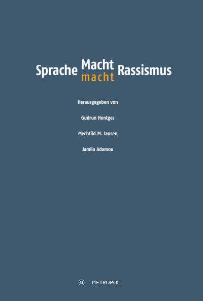 Cover of book: Sprache – Macht – Rassismus