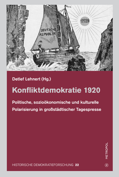 Cover of book: Konfliktdemokratie 1920