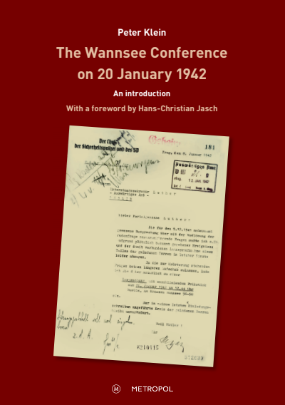 Cover of book: The Wannsee Conference on 20 January 1942