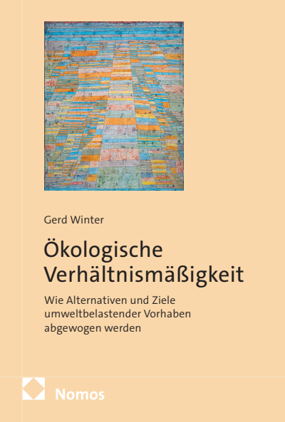 Cover des Buchs: Ökologische Verhältnismäßigkeit