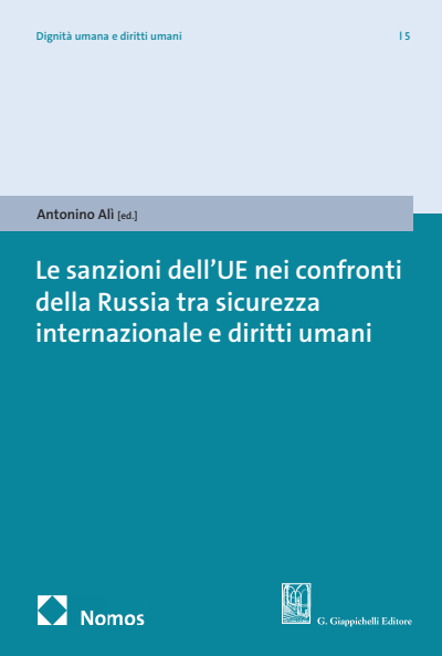 Cover of book: Le sanzioni dell’UE nei confronti della Russia tra sicurezza internazionale e diritti umani