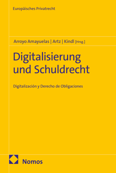 Cover des Buchs: Digitalisierung und Schuldrecht
