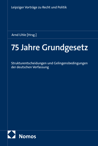Cover of book: 75 Jahre Grundgesetz