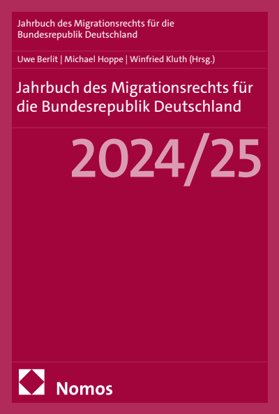 Cover of book: Jahrbuch des Migrationsrechts für die Bundesrepublik Deutschland 2024/25