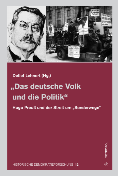 Cover of book: „Das deutsche Volk und die Politik“