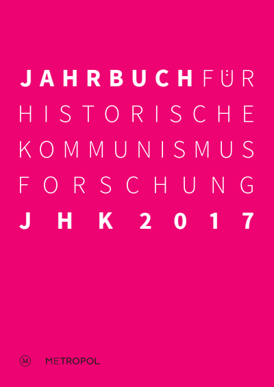 Cover of book: Jahrbuch für Historische Kommunismusforschung 2017