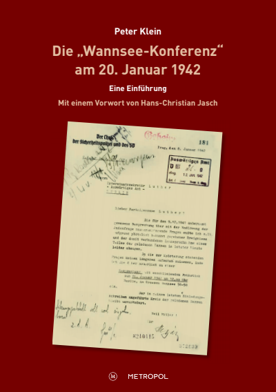 Cover of book: Die „Wannsee-Konferenz“ am 20. Januar 1942