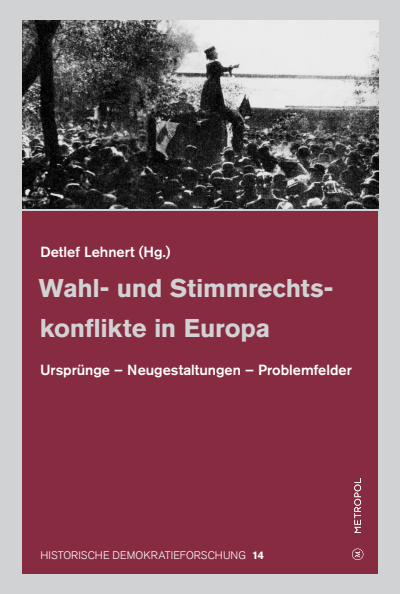 Cover des Buchs: Wahl- und Stimmrechtskonflikte in Europa