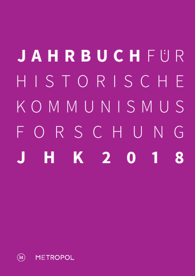 Cover of book: Jahrbuch für Historische Kommunismusforschung 2018