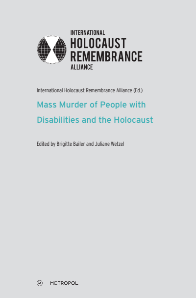 Cover of book: Mass Murder of People with Disabilities and the Holocaust