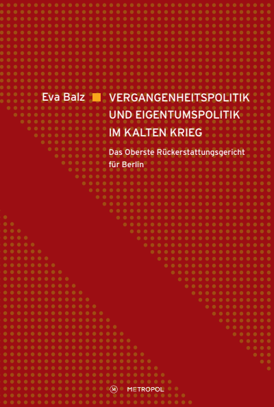 Cover of book: Vergangenheitspolitik und Eigentumspolitik im Kalten Krieg