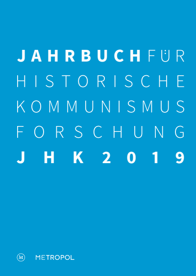 Cover of book: Jahrbuch für Historische Kommunismusforschung 2019