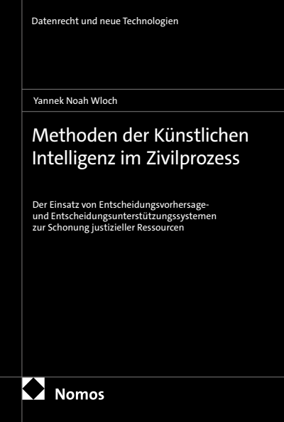 Cover of book: Methoden der Künstlichen Intelligenz im Zivilprozess