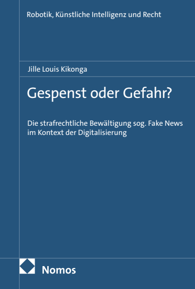 Cover of book: Gespenst oder Gefahr?