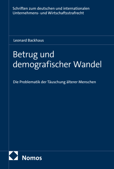 Cover des Buchs: Betrug und demografischer Wandel