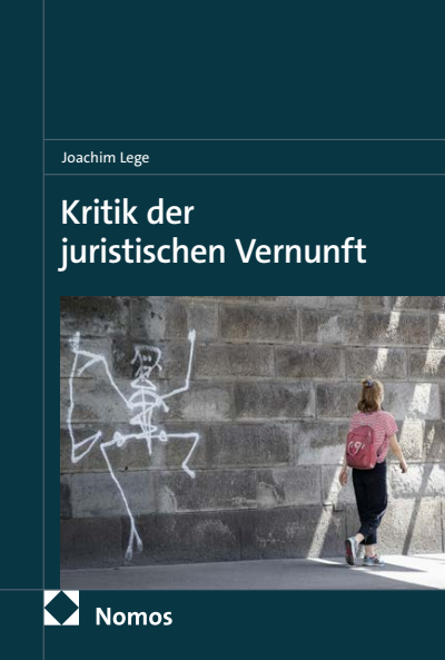 Cover of book: Kritik der juristischen Vernunft
