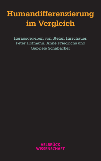 Cover des Buchs: Humandifferenzierung im Vergleich