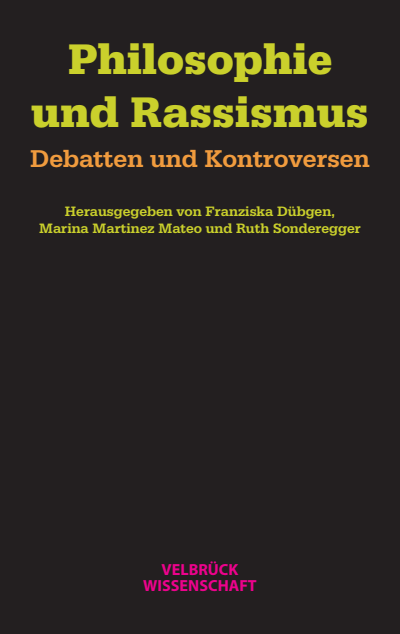 Cover des Buchs: Philosophie und Rassismus