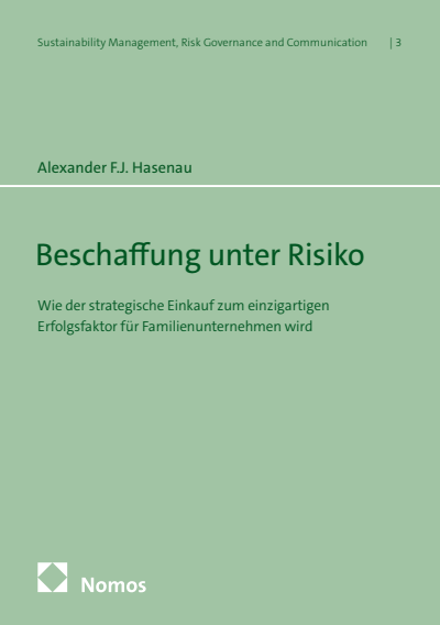 Cover of book: Beschaffung unter Risiko