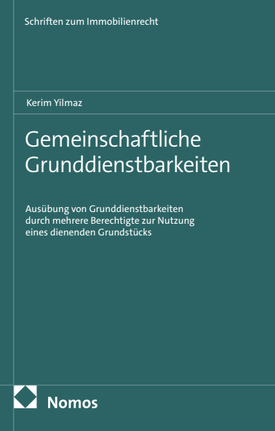 Cover of book: Gemeinschaftliche Grunddienstbarkeiten