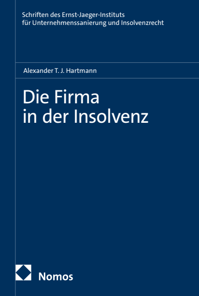 Cover des Buchs: Die Firma in der Insolvenz