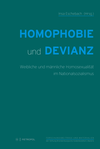 Cover of book: Homophobie und Devianz