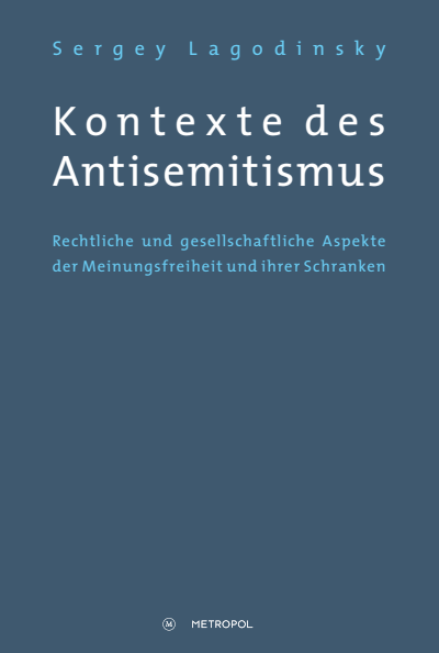 Cover of book: Kontexte des Antisemitismus