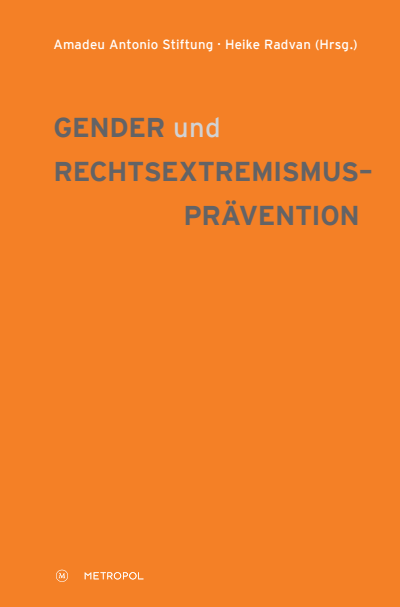 Cover of book: Gender & Rechtsextremismusprävention