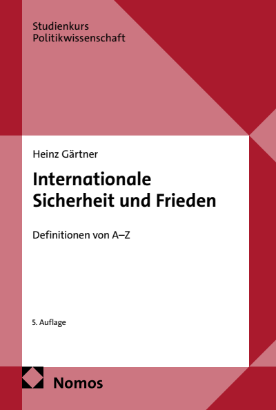 Cover of book: Internationale Sicherheit und Frieden