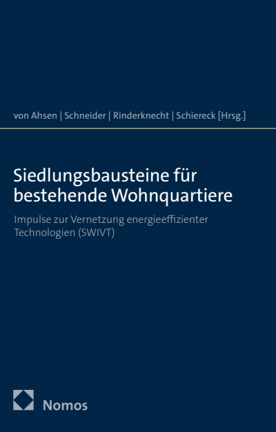 Cover of book: Siedlungsbausteine für bestehende Wohnquartiere