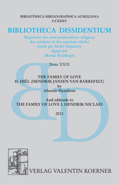 Cover des Buchs: Bibliotheca Dissidentium XXIX