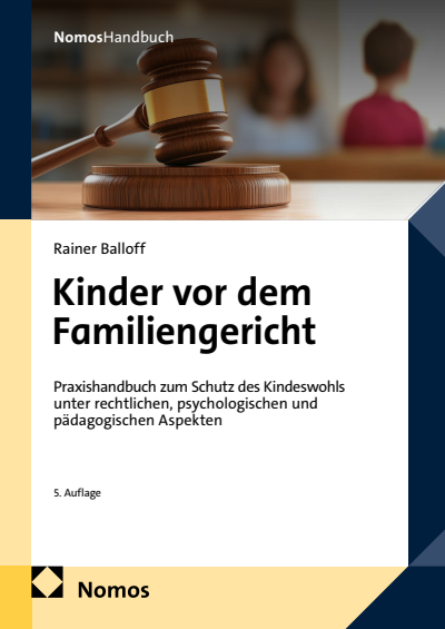 Cover of book: Kinder vor dem Familiengericht