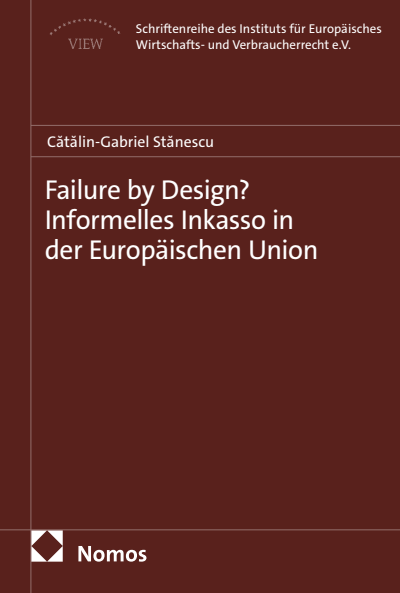 Cover des Buchs: Failure by Design? Informelles Inkasso in der Europäischen Union