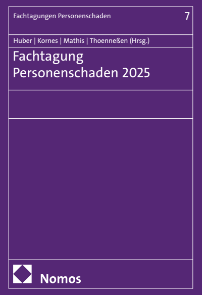 Cover of book: Fachtagung Personenschaden 2025