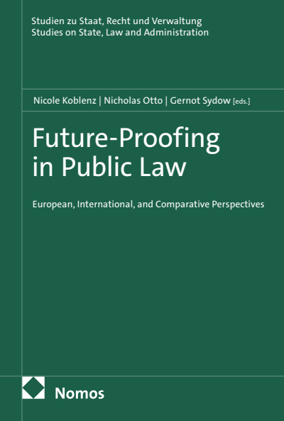 Cover of book: Future-Proofing in Public Law