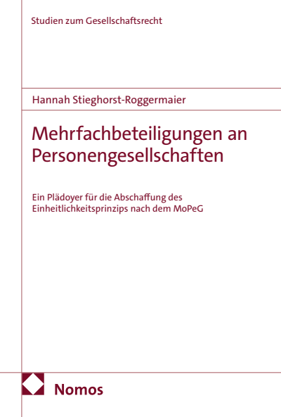 Cover des Buchs: Mehrfachbeteiligungen an Personengesellschaften