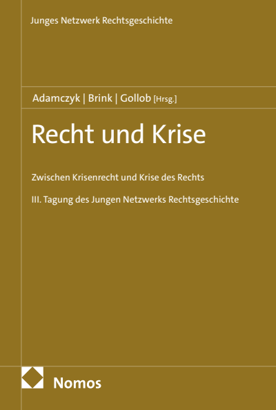 Cover of book: Recht und Krise