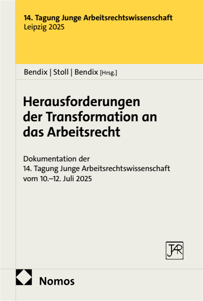 Cover of book: Herausforderungen der Transformation an das Arbeitsrecht