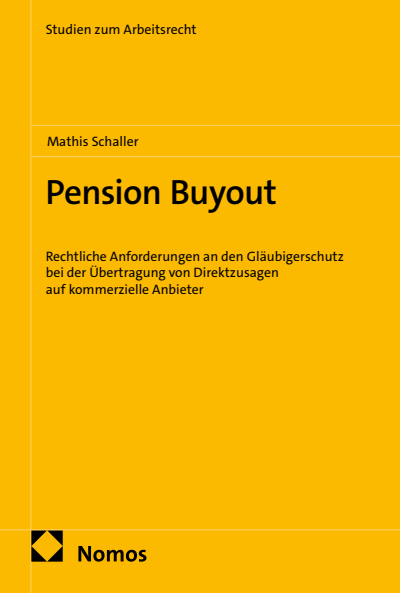 Cover of book: Pension Buyout