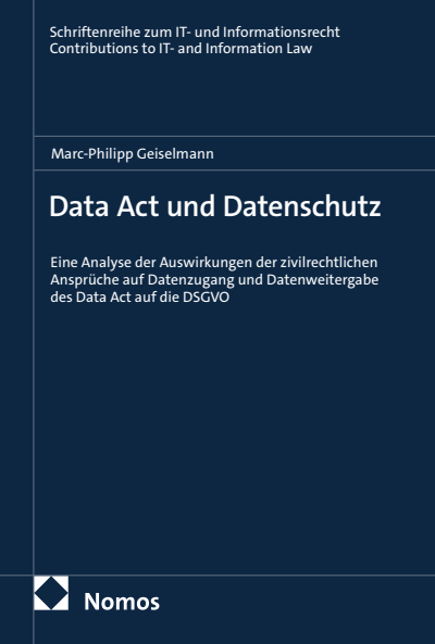 Cover des Buchs: Data Act und Datenschutz