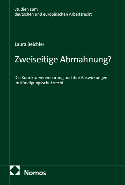 Cover des Buchs: Zweiseitige Abmahnung?
