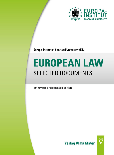 Cover des Buchs: EUROPEAN LAW SELECTED DOCUMENTS