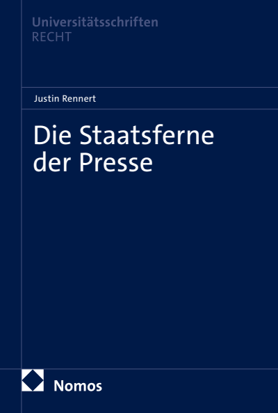 Cover des Buchs: Die Staatsferne der Presse