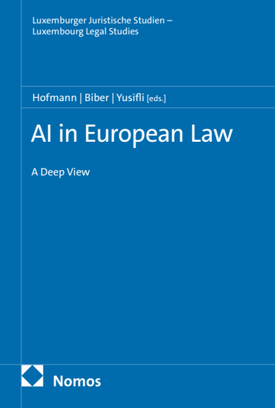 Cover of book: AI in European Law