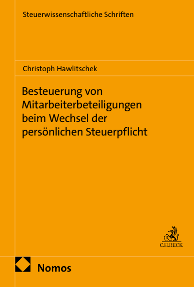 Cover of book: Besteuerung von Mitarbeiterbeteiligungen beim Wechsel der persönlichen Steuerpflicht