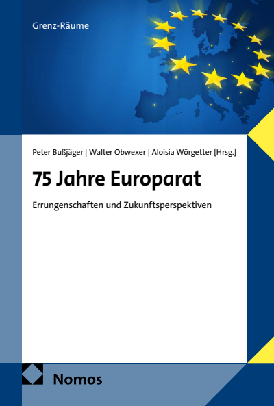 Cover of book: 75 Jahre Europarat